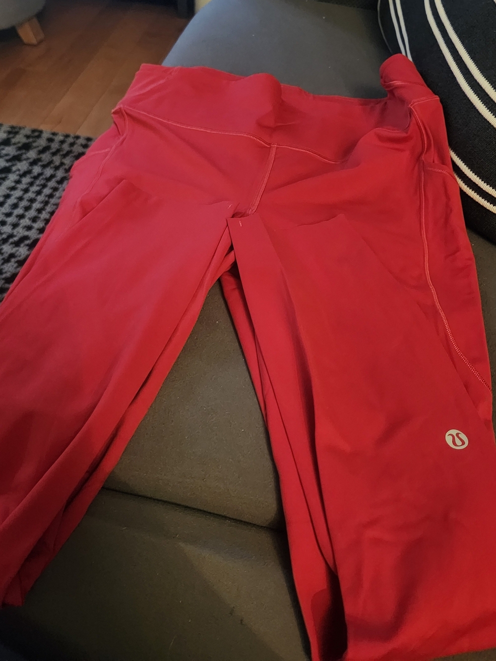 lululemon athletica Red High-Rise Workout Leggings